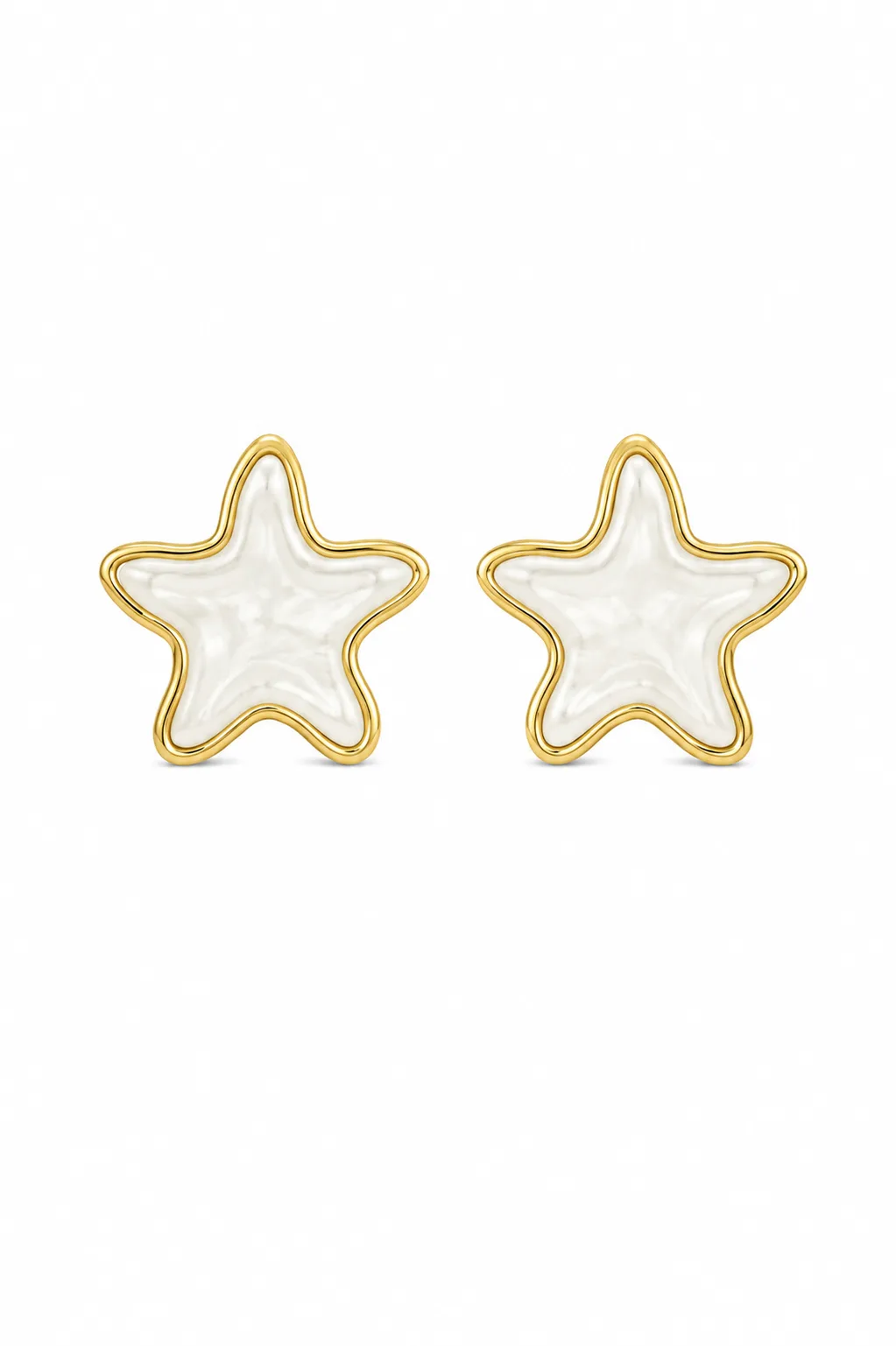Brincos Estrela Nacarada
