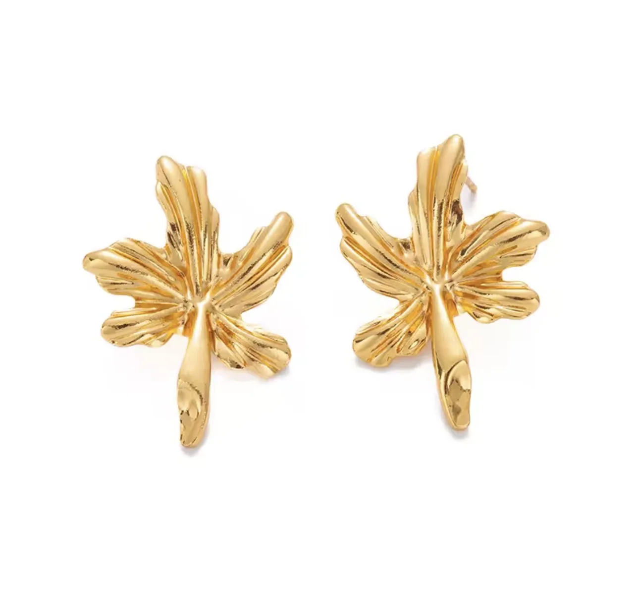 Brinco Flor Dourada