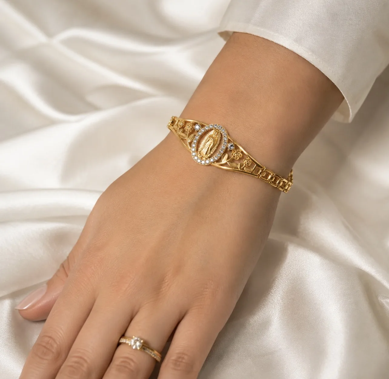 Pulseira Nossa Senhora com Zircónias — foto 2